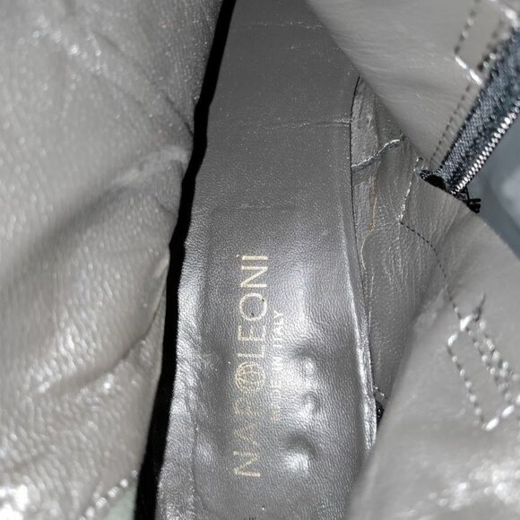 Napoleoni Leather Pull On Knee Length Equestrian Riding Boots Black Women's 8.5 - Picture 15 of 15